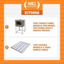 Ver mais imagens de KIT - Forno Turbo á Gás 5 Esteiras PRP-5000 G2 Bivolt + 5 Esteiras - Progás