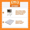 Ver mais imagens de KIT - Forno Turbo Elétrico 5 Esteiras Monof 220V PRP-5000NE + 5 Esteiras - Progás