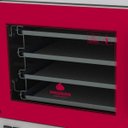 Ver imagem 5 de Kit - Forno Turbo Prp-004 Plus Digital 127V Vermelho + Bancada Mes-004 - Progás