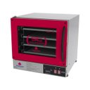 Ver imagem 3 de Kit - Forno Turbo Prp-004 Plus Digital 127V Vermelho + Bancada Mes-004 - Progás