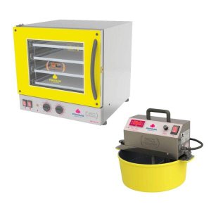 KIT AMARELO - Forno Turbo PRP-004 127V + Mexedor PRMOG-07 Bivolt - Progás