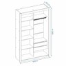 Closet Modulado 8 Gavetas 15 Prateleiras Branco Amoudi Móveis - 7