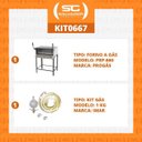 Ver imagem 2 de KIT - Forno Assador Refratário Gás PRP-860 + Kit Gás 1kg - Progás