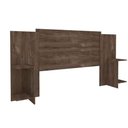 Ver imagem 5 de Painel Cama Box Madeirado Casal/quenn Arizona C/ 2 Mesas e Prateleiras Cinamomo - Tcil Móveis