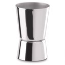 Ver imagem 1 de Copo Shot Dosador Duplo 50 e 25 Ml de Aço Inox Ideal para Preparar Drinks Receitas Shot Coquetel
