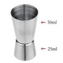 Ver imagem 4 de Copo Shot Dosador Duplo 50 e 25 Ml de Aço Inox Ideal para Preparar Drinks Receitas Shot Coquetel