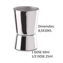 Ver imagem 5 de Copo Shot Dosador Duplo 50 e 25 Ml de Aço Inox Ideal para Preparar Drinks Receitas Shot Coquetel
