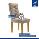 Ver imagem 4 de Conjunto 4 Cadeiras para Sala de Jantar Germany