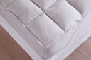 Ver imagem 3 de Pillow Top King 100% Fibra Siliconada 1600g/m² - Tecido Percal Algodão - Muito Mais Conforto