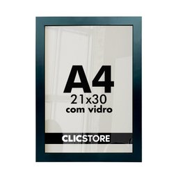Kit 2 Molduras A4 Foto 21x30 Diplomas Certificados Qualidade Premium Vidro Quadros Decoração Arte Im - 2