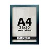 Kit 2 Molduras A4 Foto 21x30 Diplomas Certificados Qualidade Premium Vidro Quadros Decoração Arte Im - 2