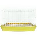 Ver imagem 1 de Gaiola Mini Coelho Contrera Bandeja Plastica Amarela