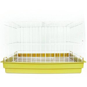 Gaiola Mini Coelho Contrera Bandeja Plastica Amarela