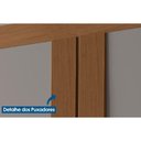 Ver imagem 4 de Guarda Roupa Solteiro 4 Portas e 2 Gavetas C/ Pés Grécia Naturale/grafite - Rufato