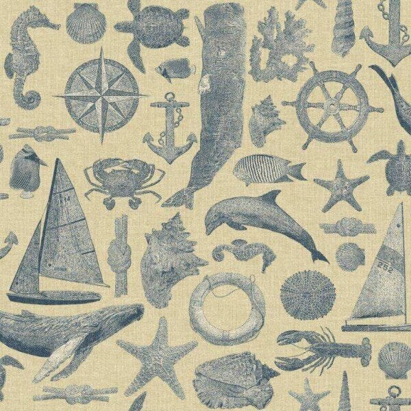 Papel de Parede Vinílico Rolo Nautical NY4818 Porto Design - 1