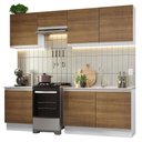 Ver imagem 3 de Armário de Cozinha Completa 240cm Branco/Rustic Glamy Madesa 09