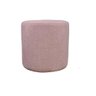 Puff Blip Redondo Maiart Tecido Boucle Rosa - 2
