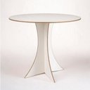 Ver imagem 2 de Mesa Redonda Flex 90cm MDF 4 Lugares Byhouse