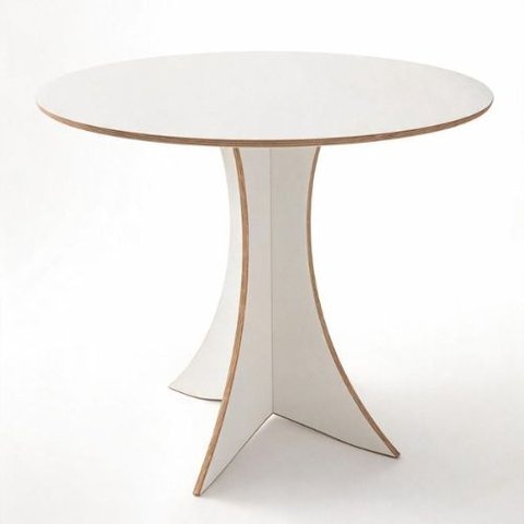 Mesa Redonda Flex 90cm MDF 4 Lugares Byhouse