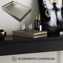 Ver imagem 2 de Bandeja Decorativa Modelo Kaja Champagne