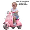 Lambreta Hello Kitty Eletrica 6v Moto Motinho Triciclo Criança Infantil Anda Sozinha Motorizada Elet - 4