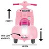 Lambreta Hello Kitty Eletrica 6v Moto Motinho Triciclo Criança Infantil Anda Sozinha Motorizada Elet - 6