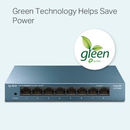 Switch de Mesa Tp-link, 8 Portas 10/100/1000mbps - Ls108g - 3