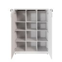 Ver imagem 6 de Armário Alto Escritório F5 2 Portas 9 Prateleiras 120cm Branco F5 Office