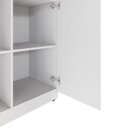 Ver imagem 5 de Armário Alto Escritório F5 2 Portas 9 Prateleiras 120cm Branco F5 Office