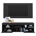 Ver imagem 6 de Rack Suspenso com Painel para TV até 65" Multimóveis Flórida FG3299 Preto