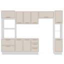 Ver imagem 4 de Cozinha Compacta 250086 5 Peças Amara Branco Creme Politorno Móveis