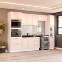 Ver imagem 1 de Cozinha Compacta 250086 5 Peças Amara Branco Creme Politorno Móveis