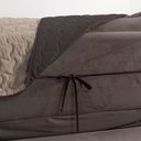 Ver imagem 3 de Protetor de Sofá Assento 2,40m Retrátil Shield 100% Poliéster Hipercal 400 Fios:cáquitabaco