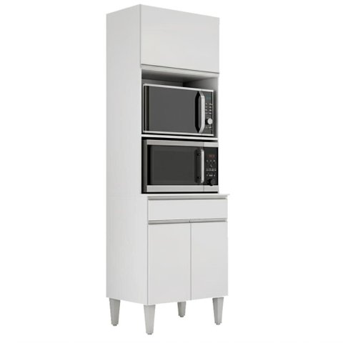 Torre Quente para Forno e Microondas 202x61cm Andreia Branco Reajl Moveis