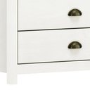 Ver imagem 3 de Cômoda Topázio 4 Gavetas Branco/freijó - Finestra Móveis