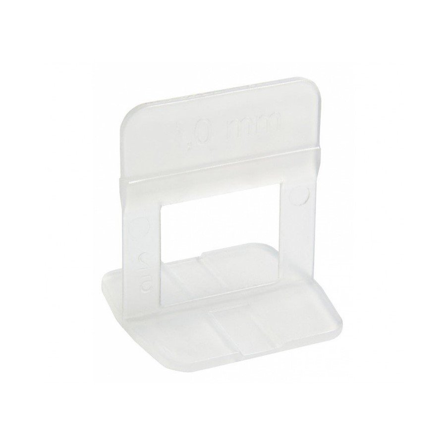 Kit 100 Espaçador Nivelador Revestimento Porcelanato 1,0mm - 3