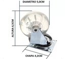 Ver imagem 5 de Rodízios de Silicone 50mm Antirrisco para Móveis Kit 4 Peças: 2 Rodízios com Trava e 2 sem Trava