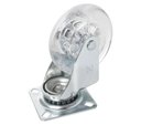Ver imagem 2 de Rodízios de Silicone 50mm Antirrisco para Móveis Kit 4 Peças: 2 Rodízios com Trava e 2 sem Trava