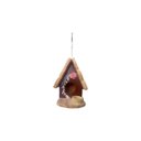Ver imagem 1 de Mini Chalé de Passarinho Feito de Madeira  para Decoração  Casa -Decoração