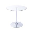 Ver imagem 1 de Mesa Sala de Estar Bistro Apollo Tampo de Vidro 101x60x60cm