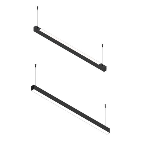 Luminária Pendente 35x50mm 1.20m Luz Direta + Indireta 48w - Branco - 4000k