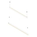 Ver imagem 2 de Luminária Pendente 35x50mm 1.20m Luz Direta + Indireta 48w - Branco - 4000k