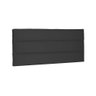 Painel La Italiana Cama Box King 195cm Suede preto - 1