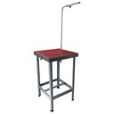 Ver imagem 1 de Mesa de Banho e Tosa Inox AlcaPet 55X55cm Vermelho APIS-11P