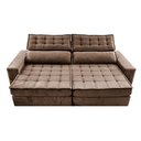 Ver imagem 5 de Sofá Retrátil e Reclinável 2,95m Cama inBox Big Star com SoftGel D40 Velupluma Castor