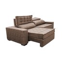 Ver mais imagens de Sofá Retrátil e Reclinável 2,95m Cama inBox Big Star com SoftGel D40 Velupluma Castor