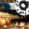 Varal de Luz 20 Soquetes E27 Á Prova D'água 10m Blindado - 3
