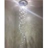 Lustre Plafon Pendente Cristais Legítimos :110V/220V/Cristal Transparente/1,20 M - 2