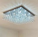 Ver imagem 4 de Lustre Plafon de Cristal K9 Legítimo 50x50 por 12cm Altura:110v/220v/cinza