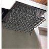 Lustre Plafon de Cristal K9 Legítimo 50x50 Por 12cm Altura:110V/220V/Cinza - 3